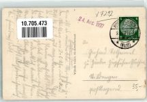 72270 W7292 Klosterreichenbach 1932 Gebrauchsspuren Schwimmbad Foto AK