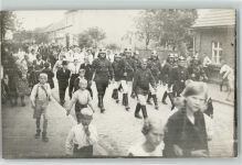 Parade Umzug Feuerwehr Privatfoto AK