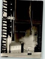 Blitzmodell der Hochspannungsanlage Deutsches Museum München 34160 Technik 1967 Foto AK