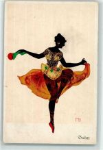 Fasto Silhouetten Bunte Bühne Tanz Ballett Graf Marte