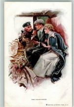 Hochzeitsreise Eisenbahn Verlag Reinthal & Newman Nr. 189 Hochzeit Künstlerkarte