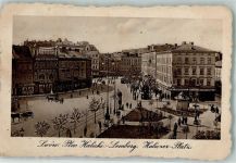 Lemberg Lwow 1917 Foto AK Haliczer Platz Feldpost WK I Inf.-Regt. 419 12. Kompagnie