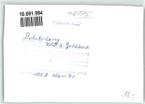 87538 W8975 Bolsterlang FOTO KEINE AK Hotel am Goldbach Ort handschriftlich