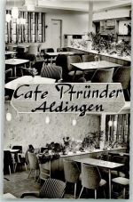 78554 W7209 Aldingen , Kr Tuttlingen Foto AK Cafe Pfründer