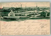 24103 W2300 Kiel , Ostsee 1900 - Kaiserliche werft