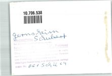 64579 W6084 Gernsheim , Rhein FOTO KEINE AK Gasthaus Schubert Ort handschriftlich