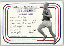Amateurfunk Czechoslovakia 1954 Qsl-Karte