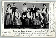 Damen Orchester P. Schultz Trachten Damenmusikgruppe