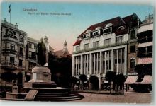 Graudenz Grudziadz 1915 - Marktplatz Denkmal Kaiser Wilhelm Feldpost WK I