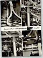 W7151 Oberfischbach Werbung Fima Telegebläse absaugen von Papierabfällen Technik Foto AK