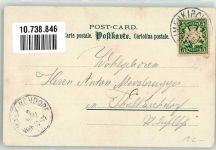 Junge Frau wartet auf den Postboten Verlag Rafael Neuber Serie 16 Döcker, E. 1907 Künstlerkarte