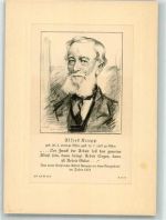 Portrait von Karl Bauer Krupp Künstlerkarte