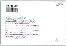 93477 W8491 Gleißenberg , Oberpf Foto AK Gasthaus Plötz Ort handschriftlich