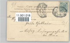 Trachten - Blüten - 1903 Litho AK Pfingsten Prägedruck