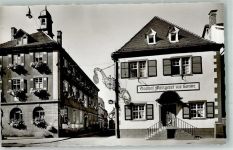 77704 W7602 Oberkirch , Baden Foto AK Gasthaus Metzgerei zur Sonne Pension