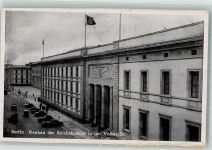 W1000 Berlin Mitte Reichskanzlei HK-Fahne Stadt mit Hakenkreuz Gebrauchsspuren