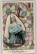 Fotomontage AK Esperance Nonne Anker Photo Le Normand