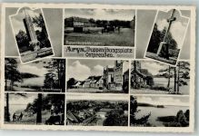 Arys Orzysz Foto AK Kaserne Truppenübungsplatz Denkmal Heldenfriedhof Hotel Detusches Haus