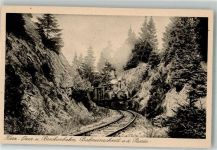 Brockenbahn Bahneinschnitt a.d. Padde Harzbahn