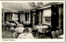 88709 W7758 Meersburg , Bodensee Foto AK Hotel-Strandcafe Weißhaar Caferaum