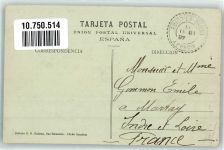 San Sebastian Donostia 1911 Foto AK Seilbahn Monte Ulia Marke bildseitig