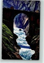 Göschenen Die Teufelsbrücke Gotthard Brücke