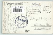 14467 O1560 Nedlitz - Parkrestaurant Terrasse Feldpoststempel 3. Komp. Nachr. Ers. Abt. 3