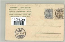 Glückklee - Liebesgedicht - Litho 1905 AK Golddruck Hufeisen Prägedruck