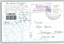 97737 W8780 Schönau b Gemünden a Main - Gaststätte und Pension Zum alten Forsthaus Luftaufnahme Brücke