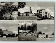 67134 W6701 Birkenheide , Pfalz - Im Tierpark Kath. Kirche Friedhofstraße Evangel. Kirche Rathaus Mehrfachaufnahme