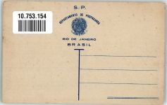 Denkmal Brasilianischer Grenzstein Argentien Pararuay Motiv Brasilien Foto AK