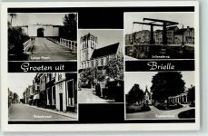 3231 Brielle - Lange Poort Julianabrug Nobelstraat S.Catharynekerk Zeemansasyl
