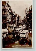 London Cheapside - viel Autoverkehr 1936 AK Omnibus