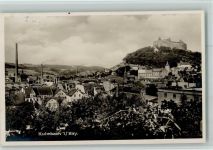 95326 W8650 Kulmbach 1929 Foto AK Qualmende Schornsteine, Burg AK