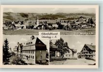 88175 W8999 Scheidegg , Allgäu - Ortsansichten 3-Bildaufnahme
