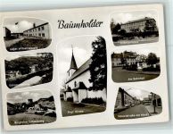 55774 W6587 Baumholder - Lager Wilhelmswald Edingersmühle Burgruine Lichtenberg Evangel. Kirche Krankenhaus Am Bahnhof Hauptstraße am Markt