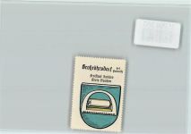 01900 O8501 Großröhrsdorf , OL - Vignette Wappen Kaffee Hag ca 1920-1940