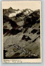 6991 Mittelberg Kleinwalsertal - Luftaufnahme Gesamtansicht