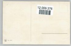 Abschied der alten bayr. Marke - Humor - Künstler sign P.O.E. - Briefmarkenabbildung