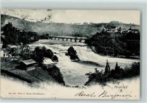 Neuhausen am Rheinfall Rheinfall Wasserfall 1902