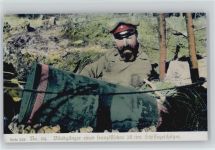 WK I Kriegsfürsorge AK Serie 23-5 Blindgänger eines franz. 28 ctm Schiffsgeschützes Militärtechnik