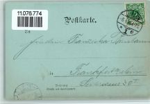 23552 W2400 Lübeck 1898 Passepartout Dom und Museum