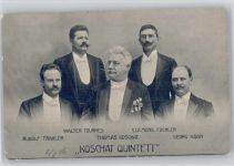 Koschat Quintett 1906 AK Musikgruppe 1912