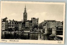Elbing Elblag Foto AK Hohe Brücke