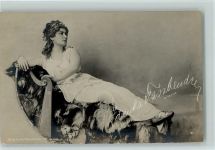 VI. Verlag Böhm - Zdenka Fassbender als Venus mit Leier Oper Bühnenbild