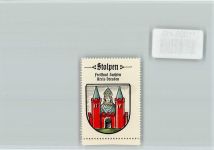 O8350 Stolpen Vignette Wappen Kaffee Hag ca 1920-1940 Vignette