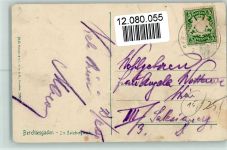 W8240 Berchtesgaden Im Bergwerk 1909 AK Salzbergwerk Künstlerkarte