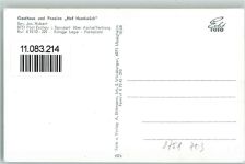 63863 W8751 Eschau , Unterfr - Gasthaus Pension Hof Hundsrück