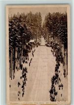 O6055 Oberhof , Thüringen Sprungschanze ca 1926 AK viele Menschen Wintersport