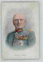 General mit Orden und Abzeichen sign J.D. Kluck